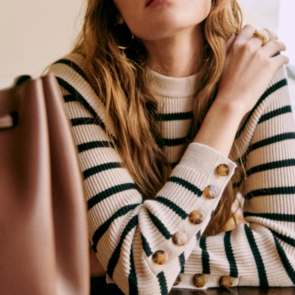 RARE Sezane Sami Jumper ASO Kate Middleton XS - Picture 2 of 6